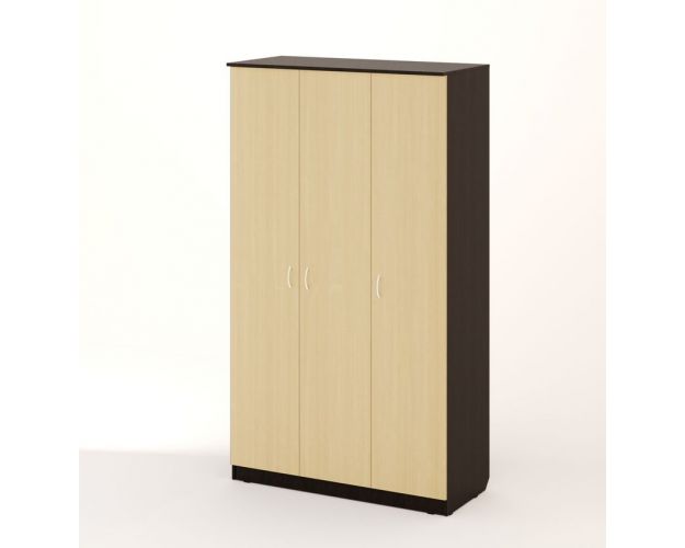 Шкаф распашной 3-х створчатый (Венге/Беленый дуб)