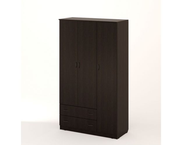 Шкаф распашной 3-х створчатый с 2 ящ (Венге)