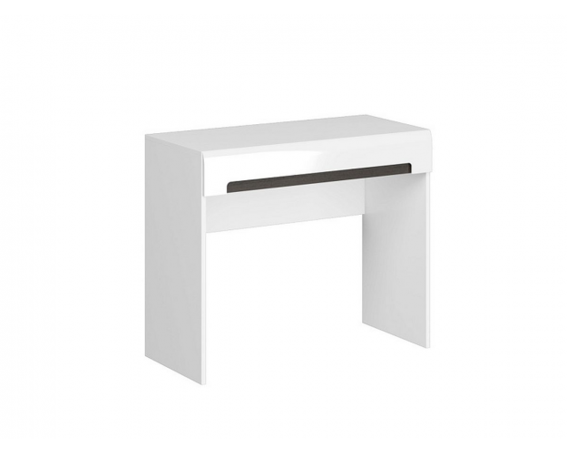 Стол макияжный Стокгольм белый / венге / белый глянец