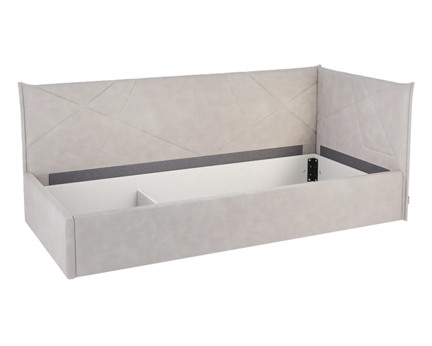 Кровать-тахта Квест галька (велюр)