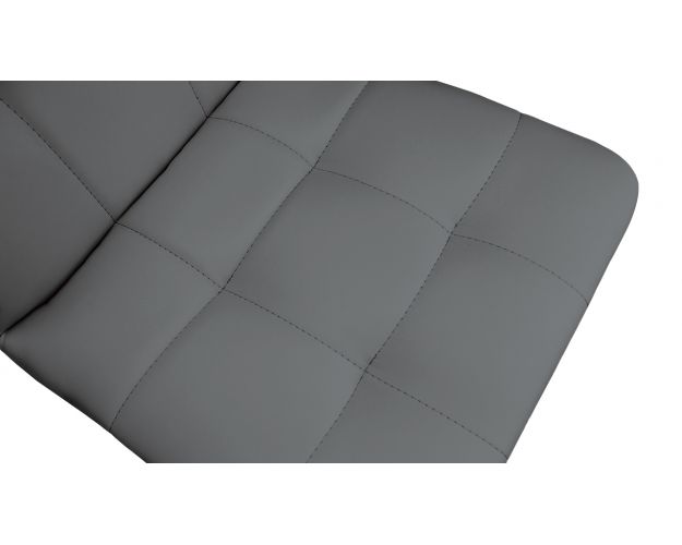 Стул «Аспен» К1С Черный муар/Кожзам Polo Graphite