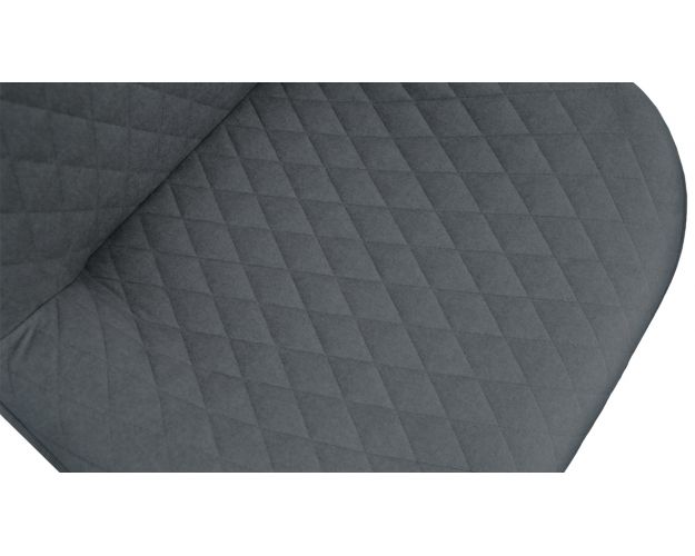 Стул «Оливер» К1С Белый/Микровелюр Jercy Graphite